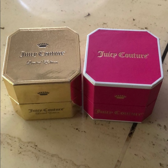 Set of 2 Juicy Couture Bag charms champagne/shaker - Picture 6 of 7